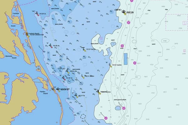 an image showing a navigation chart
